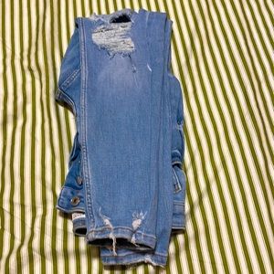 Light blue zara denim jeans